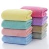 Toalla de microfibra de vellón coralino de alta densidad 350g salón de belleza absorbente suave 35*75 gruesa doble cara