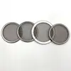 Filtro Envolvido na Borda de Aço Inoxidável 304 Malha de Filtro 80 Malha de Filtro de Aço Inoxidável Malha de Arame Filtro Envolvido na Borda