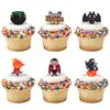 Adornos para Pasteles de Halloween Transfronterizos Decoración para Fiestas Inserciones Cumpleaños Fiesta Infantil Nuevo Anillo Anillo