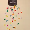 Pendientes de Borlas con Cuentas de Flores Coloridas Estilo Vacaciones de Verano, Dulce Estilo Bosque Nuevo Modelo 2026, Pendientes de Personalidad Frescos y Únicos