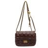 Bolso de Cadena Elegante para Mujer 2022 Otoño e Invierno Nuevo Estilo Occidental Texturizado Hombro Cruzado Bolso Cuadrado Pequeño Bolso de Mujer