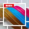 No. 5 Película Impermeable de Resina Cremallera Moldeada por Inyección Película Impermeable de PVC TPU Color Caramelo Empacado en Rollo Empacado en Tira Cremallera de Abrir-Cerrar