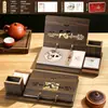 Ano do Carneiro 2027 Calendário de Mesa de Couro Personalizado de Ano Novo com Porta-Caneta Planejador Semanal Calendário Ornamento Calendário Semanal Personalizado