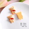 Brinquedo de Comida Simulado Acessórios de Resina de Pão Venda por Atacado Material de Cola de Creme Kit DIY Decorações para Capa de Celular Ímãs de Geladeira Resina