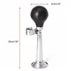 Timbre para Bicicleta de Montaña Negro Airbag Timbre de Cuerno de Hierro 7 Pulgadas 9 Pulgadas Bocina de Aire Galvanizada Accesorios para Bicicleta Caracol