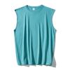 Camiseta sin mangas de marca Ins de moda para hombre, hombrera suelta de hip-hop, color liso, casual, deportiva, para fitness, baloncesto
