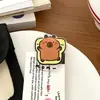Capivara de desenho animado andorinha de cauda longa clipe PP porta-caneta acrílico clipe pequeno material de escritório presente
