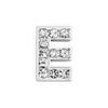 10mm Diamante Branco Letra Liga Strass Letra Inglesa diy Pulseira Coleira de Animal Chaveiro Acessórios de Joias