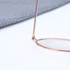 Gafas Redondas Retro Metálicas 7001 Mismo Estilo Xiaohongshu Disponibles para Hombre, Gafas Lisas Estilo Estudiante Moda Coreana