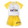 Space Wolf Kill Boy Fashion Set 2023 Verão Novos Meninos Camiseta de Manga Curta Shorts Conjunto Casual de Duas Peças
