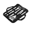 Set Creativo y Moderno de Herramientas para Barbacoa de Acero Inoxidable para Exteriores, Portátil, Duradero, Fácil de Limpiar, Exclusivamente para Ventas Transfronterizas