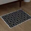 Alfombra de felpa de color contrastante minimalista transfronteriza para puerta de entrada, baño y ducha, alfombrilla absorbente y antideslizante