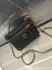 2026 Estilo Nuevo Bolsa Portátil para Lonchera Bolsa Mini para Maquillaje de Gamuza Escarchada Asa Cadena Hombro Bandolera