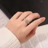 Anillo Abierto Forma de Serpiente Microincrustado Nuevo Estilo Europeo y Americano 2026, Estilo Minimalista Ins de Nicho, Anillo de Serpiente de Moda