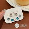 Aretes Huazi para Mujer, Clavos Sencillos y Personalizados de Hueso de Oreja de Nicho, Aretes de Tornillo de Zirconia, Clavos Cocleares Brillantes para Hombre al por Mayor