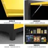 Casillero de Estacionamiento Gabinete de Chapa en Garaje Subterráneo Gabinete para Equipo de Pesca Gabinete de Almacenamiento a Prueba de Humedad para Artículos Varios con Cerradura Gabinete para Herramientas