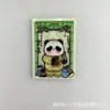 Imanes de Nevera de Ciudad, Panda, Atracciones Culturales y Creativas, Decoración Magnética para el Hogar, Exquisitas Manualidades de Resina, Souvenirs de Viaje de Sichuan