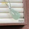 Colgante Hebilla de Paz Aventurina Jade Seda Dorada de Xinjiang Colgante de Buda Amuleto de Paz Collar de Gota de Agua Fuente de Suministro para Transmisión en Vivo