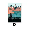 Pintura Decorativa Abstracta para Sala de Estar de Venta Caliente para Comercio Exterior, Pintura en Aerosol de Paisaje para Entrada, Pintura sin Marco, Póster Núcleo de Pintura para Dropshipping Transfronterizo Temu