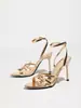 Sandalias de Tacón Grueso Cuadradas de Moda para Mujer Matching Leaf de Comercio Exterior para el Viaje Diario, Zapatos de Mujer Versátiles, Cómodos y Elegantes