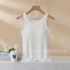 Chaleco transpirable en forma de I C1 con almohadilla para el pecho, hombros anchos, ropa exterior de verano, sujetador de una pieza con base interior, top para mujer