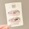 Grampo de Cabelo Colorido Dopamina Durável para Meninas Versátil Presilha para Franja Rebelde Grampo Bico de Pato Elegante Acessório de Cabelo