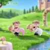 Artesanías Chen Jun: Llavero de Princesa de Boda Abrazando Pareja, Adorno de Plástico de Suculenta de Paisaje Miniatura DIY