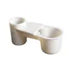 Dispensador de agua de doble boquilla D2316 para pájaros, loros, mynas y palomas; comedero automático de agua; dispensador de medicina para palomas