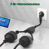 Cable de alimentación de calibre europeo uno-dos Enchufe de calibre europeo uno-tres Enchufe estanco de calibre europeo