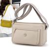 Bolso para Mujer de Mediana Edad 2025 Nuevo Color Sólido Ligero Bolso de Tela de Nylon Bolso Cuadrado Pequeño Nicho para Mujer de Mediana Edad Bolso de Hombro Único Cruzado