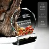 Trofeos de cristal personalizados, nuevas medallas metálicas de alta gama y premios de resina para eventos de empresa, con grabado creativo para empleados destacados