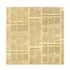 Papel de envolver Kraft inglés retro periódico papel de envolver para ramo de flores papel liso coreano impermeable floral florería venta al por mayor