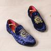 Zapatos de Hombre Transpirables de Verano, Zapatos de Tela de Marca de Moda de Alta Gama, Zapatos para Conducir de Una Pierna, Mocasines, Mocasines Casuales para Hombre