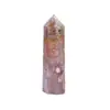 Pilar de Cristal Natural de Ponta Única, Prisma Hexagonal, Pedra Bruta Polida Pilar de Pedra de Energia, Ornamento de Decoração de Cristal, Item Quente de Venda Transfronteiriça