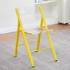 Silla Transparente Nórdica, Silla de Comedor de Lujo Ligero, Mesa de Comedor de Alta Gama de Moda para Uso Doméstico, Silla Plegable de Plástico Minimalista de Diseñador Vintage