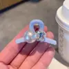 Pasador de Perlas para Mujer Pinza para el Cabello Pequeña Accesorios para el Cabello Flequillo Pinza para Flequillo Pinza Frontal Pinza para el Cabello Tocado
