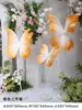 Arreglos de Paisajismo de Mariposas Tridimensionales, Decoraciones de Fondo para Bodas, Escaparates, Adornos y Accesorios para Exteriores