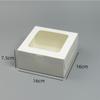 Caja de Embalaje para Hornear con Abertura de Ventana Lista para Usar del Fabricante Cuadrada Comida Sushi Galleta Dona Caja de Snacks Suministro Transfronterizo