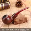 Negro Colorido Pipa Circulación Limpieza Filtro Bolsa Tabaco Seco Pipa Seca Personalizada Creativa Baquelita Para Hombre Cf5513