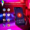 Foco LED graffiti wifi inteligente bluetooth control por aplicación foco graffiti rgb foco led que cambia de color