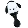 Peine de Cojín de Aire de Cachorro de Peluche y Panda de Dibujos Animados, Peine de Airbag para Niña Linda, Peine con Espejo Portátil, Cepillo para el Cabello con Masaje Integrado