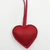 Colgantes de Corazón de Cuero al por Mayor de Fábrica, Dijes de Cuero PU, Cordones, Llaveros para Bolsos, Estilo Coreano Estilo Ins, Se Pueden Mezclar al por Mayor