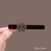 Pinza Lateral para Flequillo y Frente, Pasador de Pelo de Pedrería de Lujo Ligero para Mujeres, Nuevo Pasador de Pelo de Alto Gama, Pinza de Pato