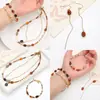 Cuentas retro de frijol de café pintadas en oro acrílico, cuentas dispersas, accesorios para hacer joyas DIY, materiales para hacer cadenas de teléfono móvil con cuentas