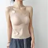 Base Líquida Invisível Sem Costura Lifting Fixadora Taça Tiras Finas Cor Sólida Bandeau Costas Bonitas Camisola Camiseta Base 3588