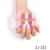 ZJ Film de Pegatina Completa para Uñas de Gel Impermeable Sin Limado Pegatina Pegatina Colorida Película de Pegatina de Uñas de Primavera y Verano Papel de Pegatina de Uñas Papel de Pegatina