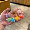 Chaveiro de Acrílico Transparente com Glitter Preenchido com Óleo Desenho Animado Pingente de Bolsa Pequeno Presente Infantil Pingente de Carro