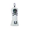 Funda de Palo de Golf Calavera Fantasma de Madera Forro de Tela Pu Impermeable Felpa Engrosada Funda Protectora para Palo 1/F/F/U