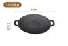 Sartén para acampar al aire libre, placa para barbacoa coreana, estufa de tarjetas, placa para barbacoa, sartén para barbacoa teppanyaki, sartén de piedra maifan para el hogar