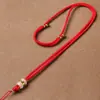 Corda de Pingente de Jade Natural de Alta Qualidade, Fio de Colar de Pingente de Jade Ajustável